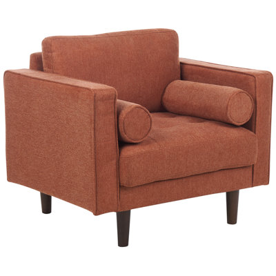 Armchair NURMO Fabric Golden Brown