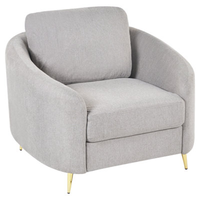 Armchair TROSA Fabric Light Grey