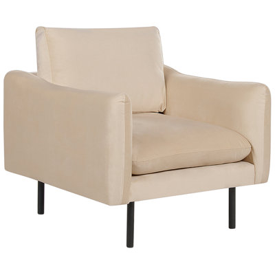 Armchair Velvet Beige VINTERBRO