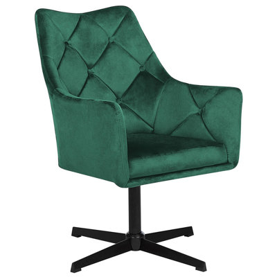 Armchair Velvet Dark Green VAKSALA