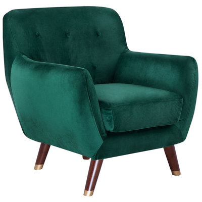 Armchair Velvet Emerald Green BODO