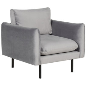 Armchair Velvet Grey VINTERBRO