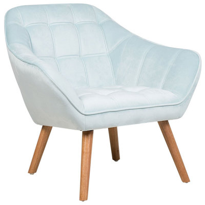 Armchair Velvet Light Blue KARIS