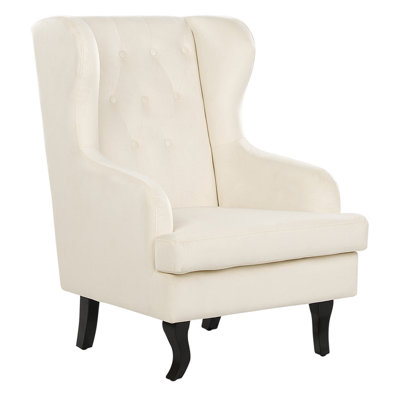 Armchair Velvet Off-White ALTA