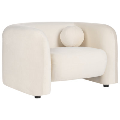 Armchair Velvet Off-White LEIREN