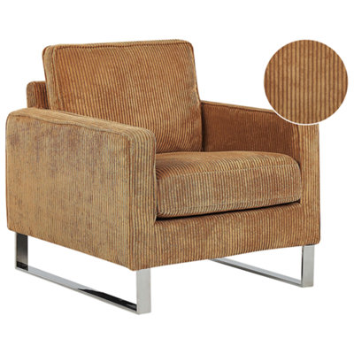 Armchair VIND Corduroy Light Brown