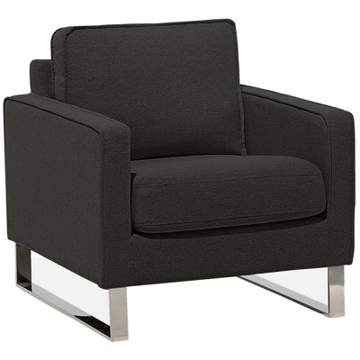 Armchair VIND Fabric Graphite Grey