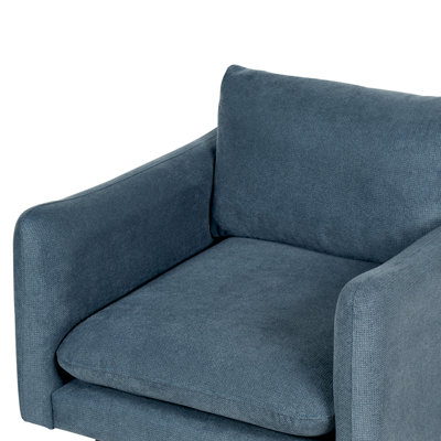 Armchair VINTERBRO Chenille Blue