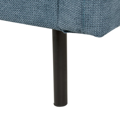 Armchair VINTERBRO Chenille Blue
