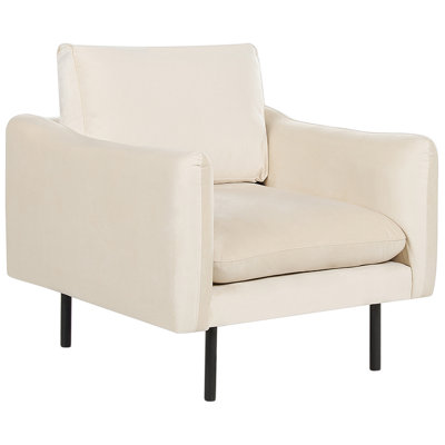 Armchair VINTERBRO Velvet Light Beige