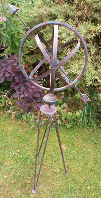 Armillary Sphere Garden Ornament Verdigris Metal