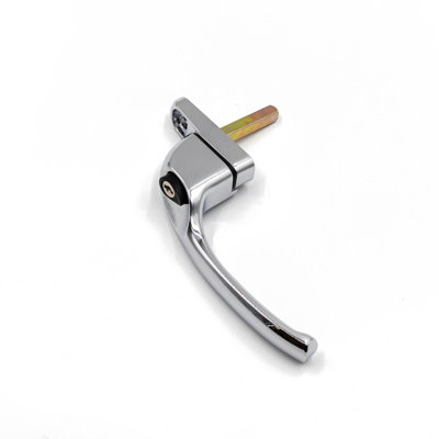 Armis Cranked Window Handle - Left, Chrome, 40mm