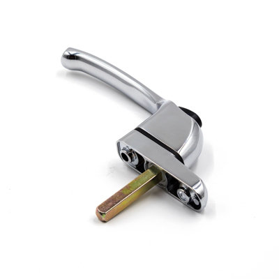 Armis Cranked Window Handle - Left, Chrome, 40mm