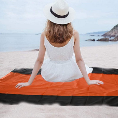 Armo Waterproof Extra Large Beach Mat Picnic Blanket 210cm x 200cm DIY at B Q