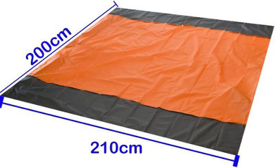 Armo Waterproof Extra Large Beach Mat Picnic Blanket 210cm x 200cm - 3