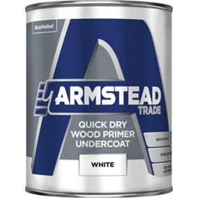 Armstead Quick Drying Wood Primer Undercoat White 1L
