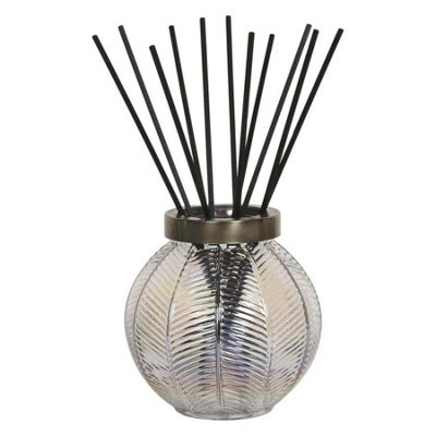 Aroma Lustre Glass Large Reed Diffuser Clear