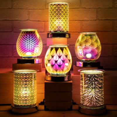 Aroma Oval 3D Electric Wax Burner Squares