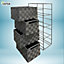 Arpan Grey 4 Drawer Storage Cabinet Unit Ideal for Home Office Bedroom Kitchen Bathroom