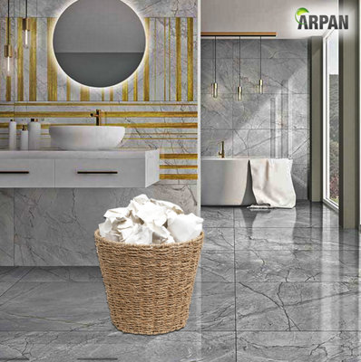Arpan Round Waste Bin Seagrass
