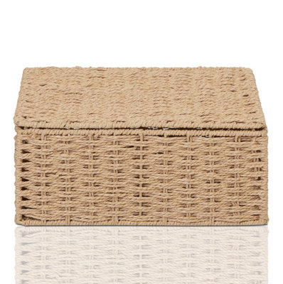 ARPAN STORAGE BASKET BOX WITH LID MEDIUM