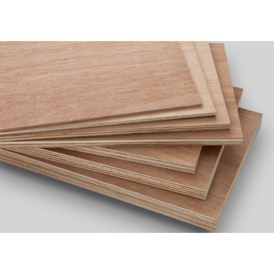 Arranwood Hardwood Faced Plywood EN636-2 - 9mm - 610mm x 610mm (2ft x 2ft)