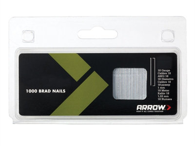Arrow ABN1832 BN1832 Brad Nails 50mm 18g (Pack 1000) ARRBN1832