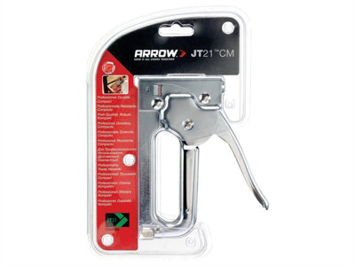 Arrow AJT21C JT21C Staple Gun Tacker - Chrome ARRJT21C - 3