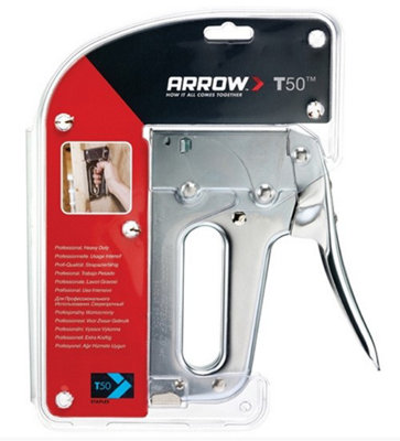 Arrow ARRT50 T50P Heavy-Duty Staple Tacker Gun Craft Tacker Appolestry ...