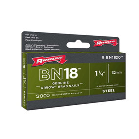 Arrow - BN1820 Brad Nails 32mm 18g (Pack 1000)