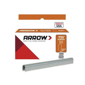 Arrow T25 Staples 14Mm (9/16In) Box 5000