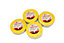 Arrow Yellow Perforated Sanding Discs 120 Grit 225mm (Pack of 25) - A11
