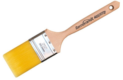 Arroworthy Rembrandt Long Handle Straight Cut Flat Sash Paint Brush - 1.5"