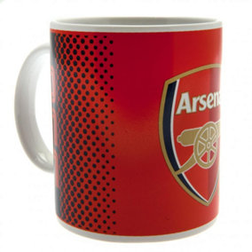 Arsenal FC Fade Design Ceramic Mug In Acetate Box Red/White/Navy (9 x 8cm)