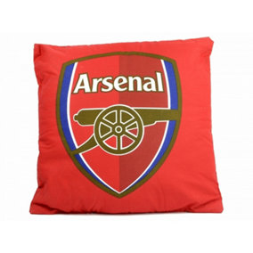 Arsenal FC Official Football Crest Cushion Multicoloured (One Size)