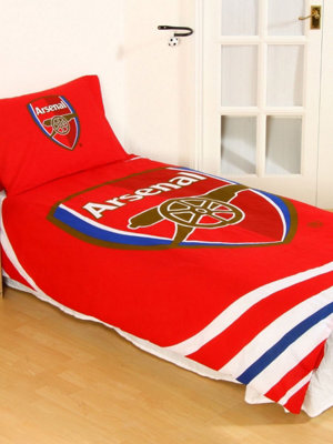 Arsenal FC Single Duvet Cover Pulse Design BLDVEPPULARN DIY at B Q