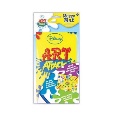 Art Attack Splattered Messy Mat Multicoloured (One Size)