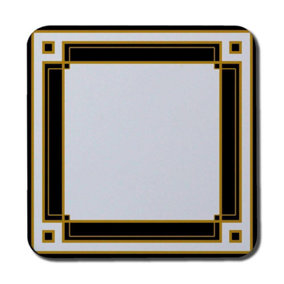 Art Deco Black & Gold (Coaster) / Default Title