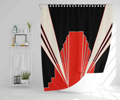 Art Deco Building (Shower Curtain) / Default Title