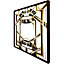 Art deco golden black frame (Picutre Frame) / 16x16" / Oak