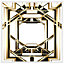 Art deco golden black frame (Picutre Frame) / 16x16" / Oak