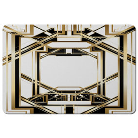 Art Deco Golden Black Frame (Placemat) / Default Title