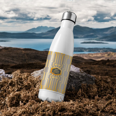 Art Deco Style Stainless Steel Bottle Designer Style