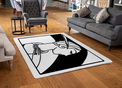 Art Deco Woman Special Soft Home Rug