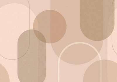 Art For the Home Arched Geo Muted Neutral Print To Order Fixed Size Mural