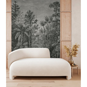 Art For the Home Archive Jungle Black & White Print To Order Fixed Size Mural