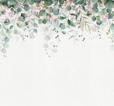 Art For the Home Botanical Cascade Blush Print To Order Fixed Size Mural