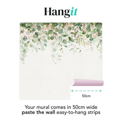 Art For the Home Botanical Cascade Blush Print To Order Fixed Size Mural