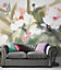 Art for the Home Expressive Floral Lush Fixed Size Wall Mural