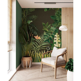 Art For the Home Jungle Green Print To Order Fixed Size Mural